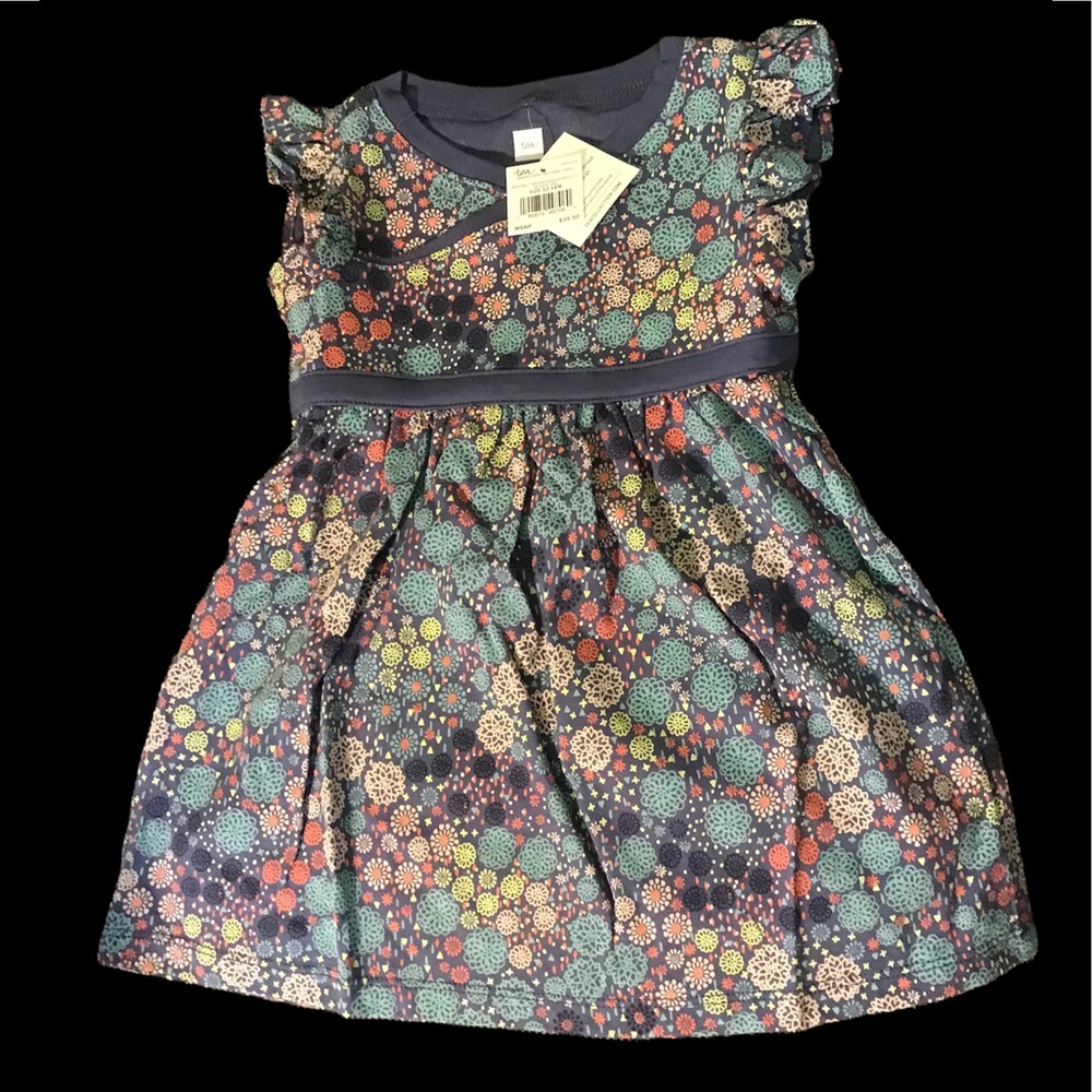 Tea collection wrap front baby dress